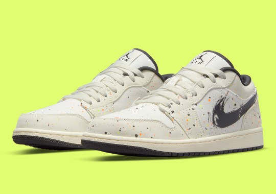 Paint Splatters And Brushstrokes Appear On The Air Jordan 1 Low