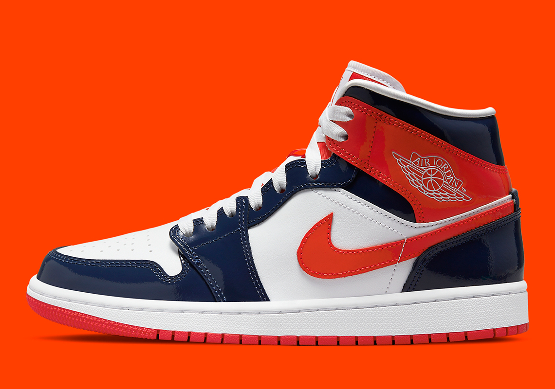 blue white orange jordan 1