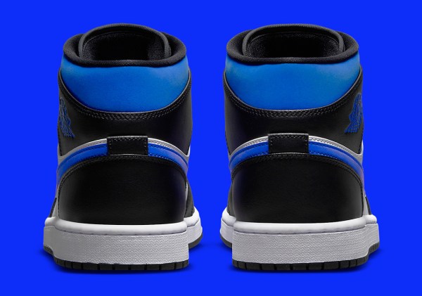 Air Jordan 1 Mid Black White Royal 554724-140 | SneakerNews.com