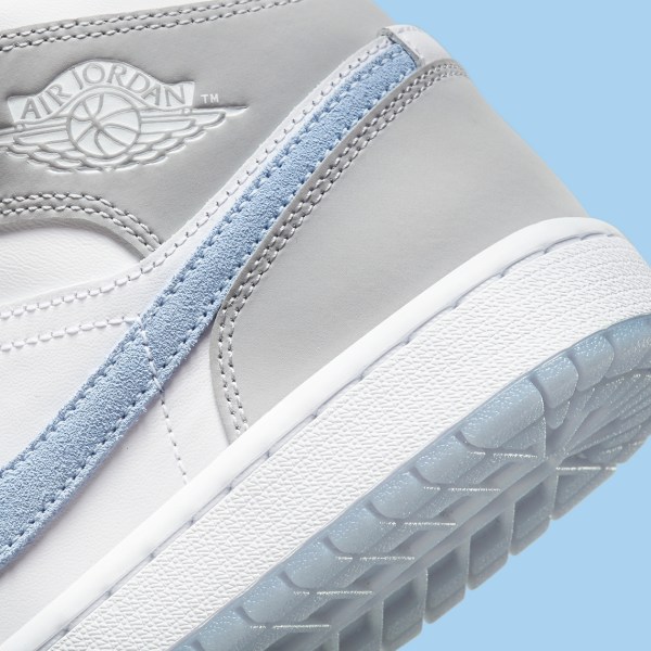 Air Jordan 1 Mid Womens Grey Blue BQ6472-105 | SneakerNews.com