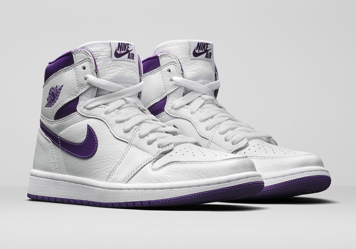 Air Jordan 1 High White/Court Purple CD0461-151 | SneakerNews.com