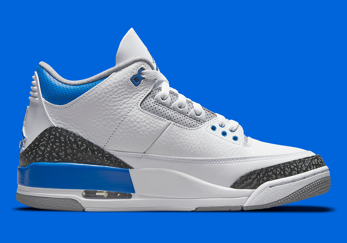 retro 3s white and blue