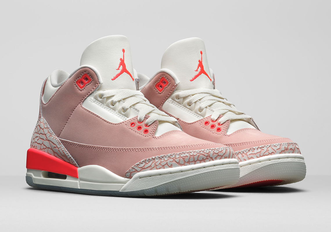 The Air Jordan 3 Retro WMNS "Rust Pink" Is Officially Unveiled
