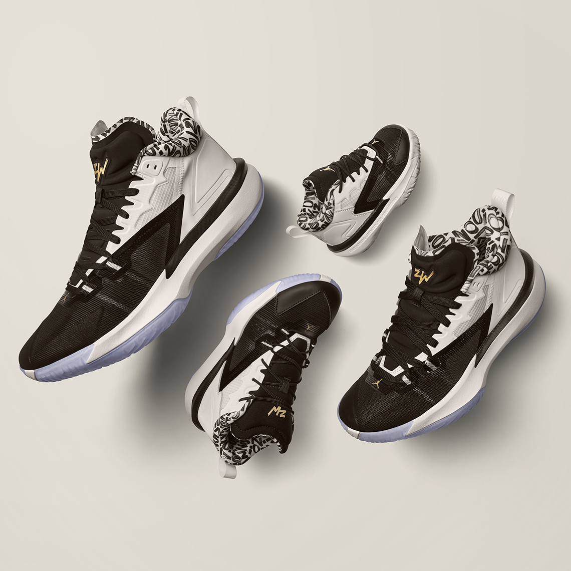 jordan TWIST Zion 1 Black White Release Date 2