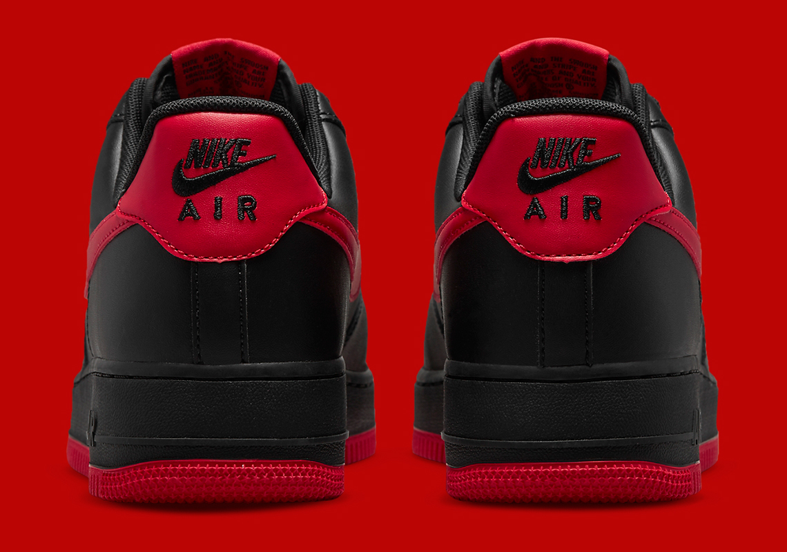 Nike Air Force 1 Low Black Red DO6389-001 Release Date - SBD