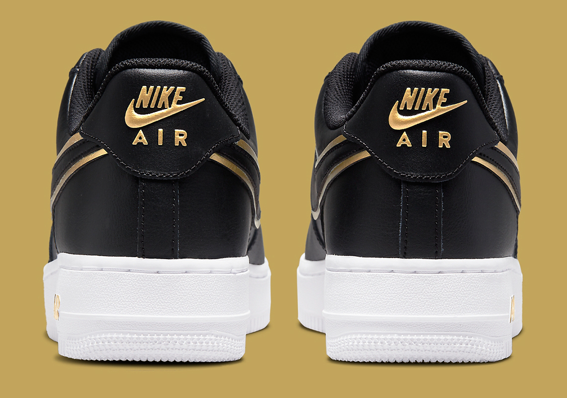 Nike Air Force 1 Gold Double Swoosh DA8481-001 DA8481-100 | SneakerNews.com