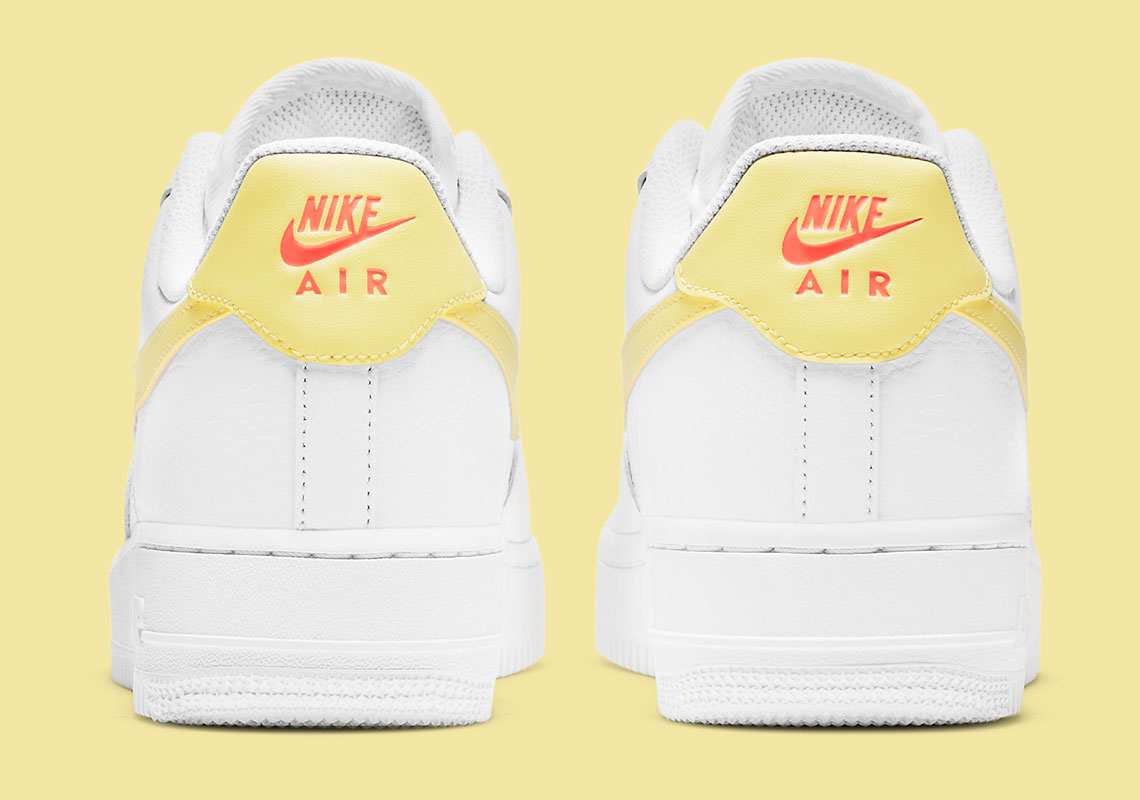 new nike air force 2018 2019 schedule release Wmns White Light Zitron Bright Mango 315115 160 1
