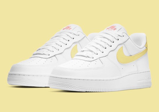The Women’s Nike Air Force 1 Low Gets Buttery Yellow Swooshes