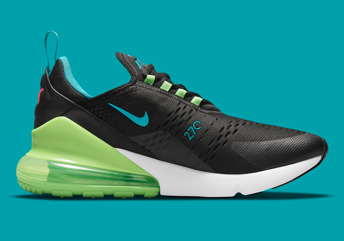 Nike air max outlet 270 green and black