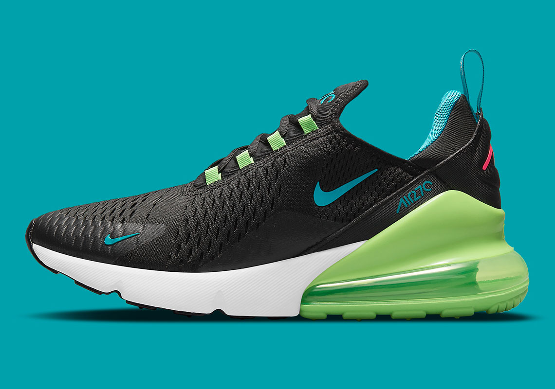 Nike 270 mens shop black and green