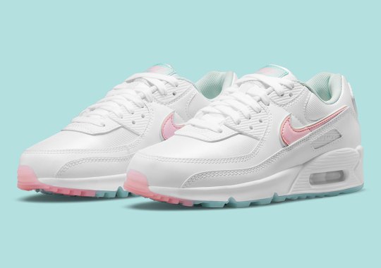 A White Nike Air Max 90 Gets Dressed In Subtle Pastels