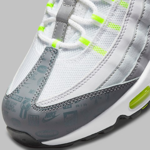 Nike Air Max 95 Grey Volt Logo DH8256-100 | SneakerNews.com