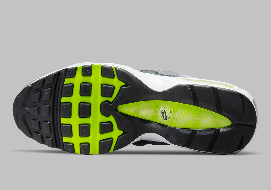 Nike Air Max 95 Grey Volt Logo Dh8256 100 5