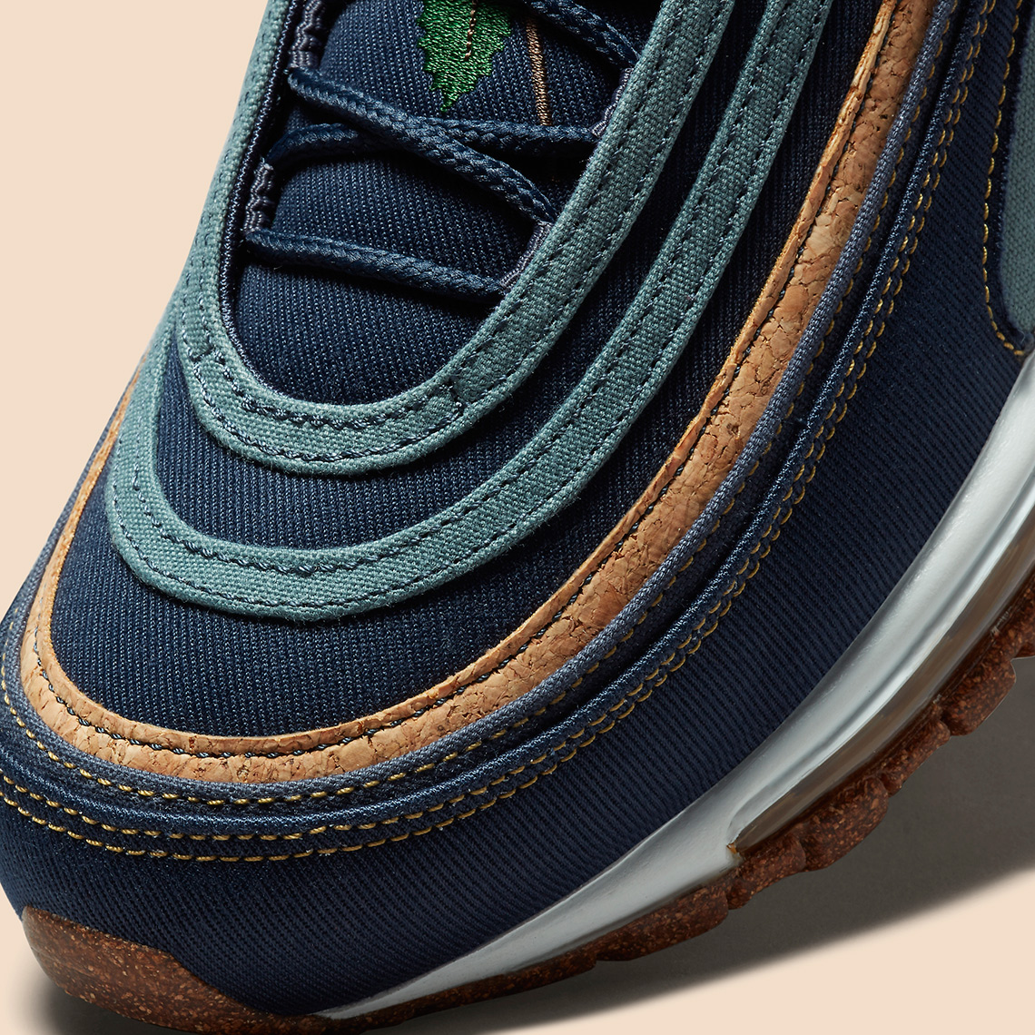 Air max 97 denim hot sale tan