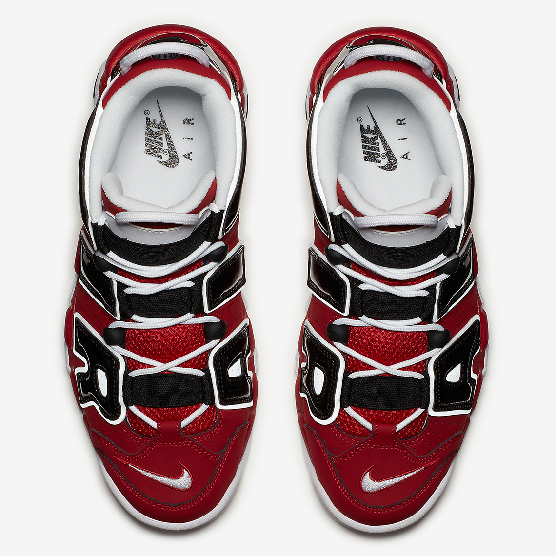 nike air more uptempo 96 red black