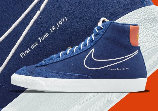 “Deep Royal Blue” Appears On The Latest Nike Blazer Mid ’77 “First Use”