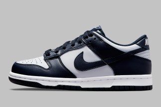 nike dunk low gs navy grey CW1590 004 1