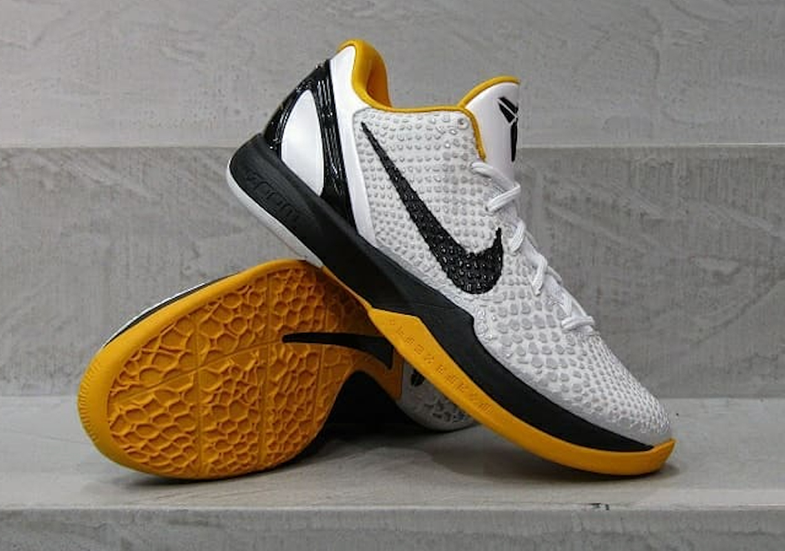 Nike Kobe 6 Protro White Black Yellow Cw2190 100 3