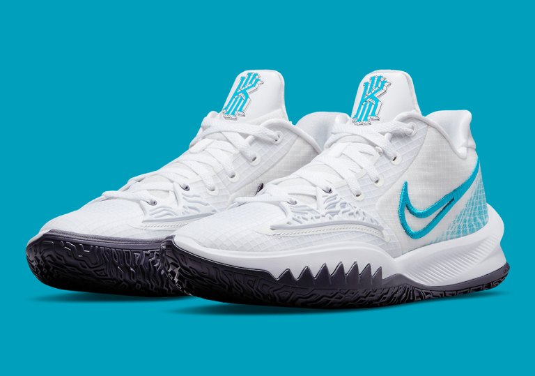 Nike Kyrie Low 4 Grapes White Laser Blue Men 11 Basketball Shoes CW3985-100 NEW Nike Kyrie Low 4 Grapes White Laser Blue Men 11 Basketball  main image 3