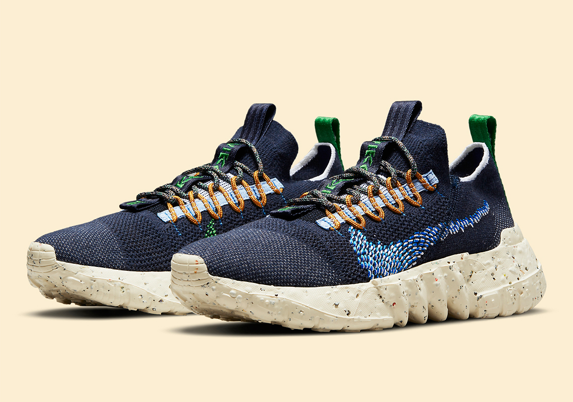 The Sustainability-Focused Nike Space Hippie 01 Appears In Obsidian Uppers