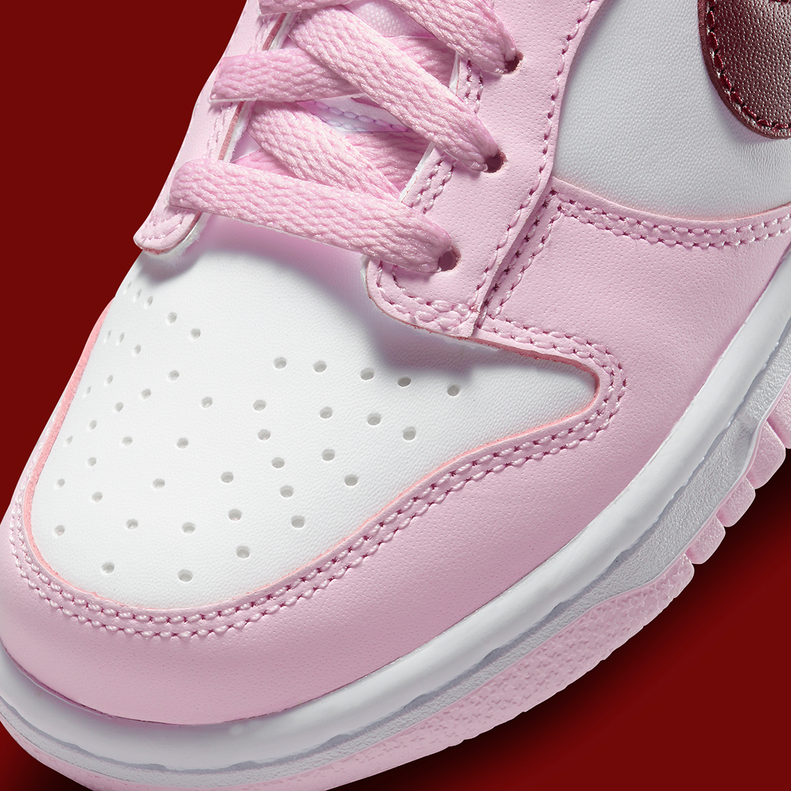 Nike Dunk Low Valentine's Day Prime Pink Low Top Sneakers - Sneak in Peace