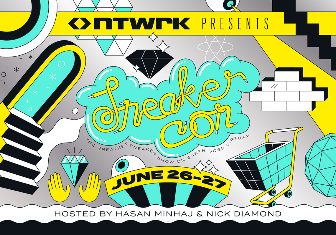 Sneaker Con Teams Up With NTWRK For First-Ever Virtual Event Hosted By Hasan Minhaj And Nick Diamond