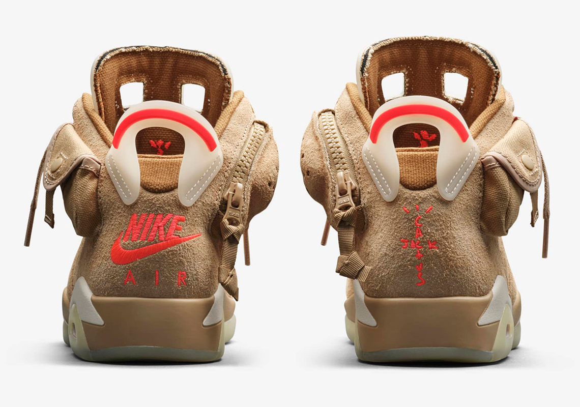 Travis Scott Air Jordan 6 British Khaki DH0690 200 SneakerNews