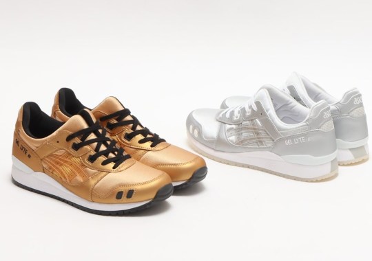 ASICS Casts Their GEL-Lyte III In Silver And Gold Right In Time For The Tokyo Olympics