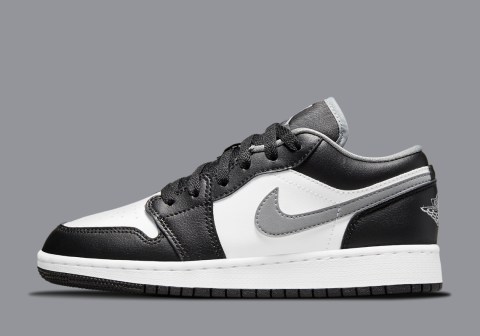 Air Jordan 1 Low Black Medium Grey 553560-040 | SneakerNews.com