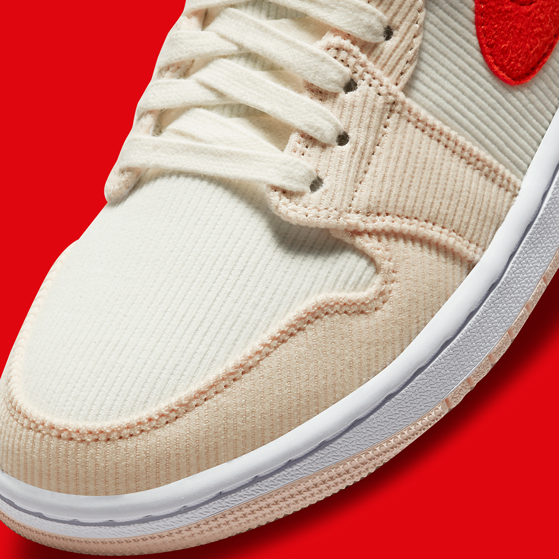 wmns air jordan 1 mid corduroy