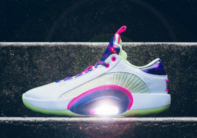 Size 11.5 - Luka Doncic x Air Jordan 35 Low Cosmic Deception GS) Air Jordan x Luka Doncic 35 Low  main image 4