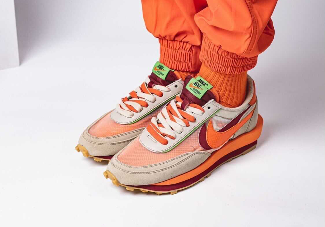 CLOT sacai Nike sacai nike orange LDWaffle Release Info | SneakerNews.com