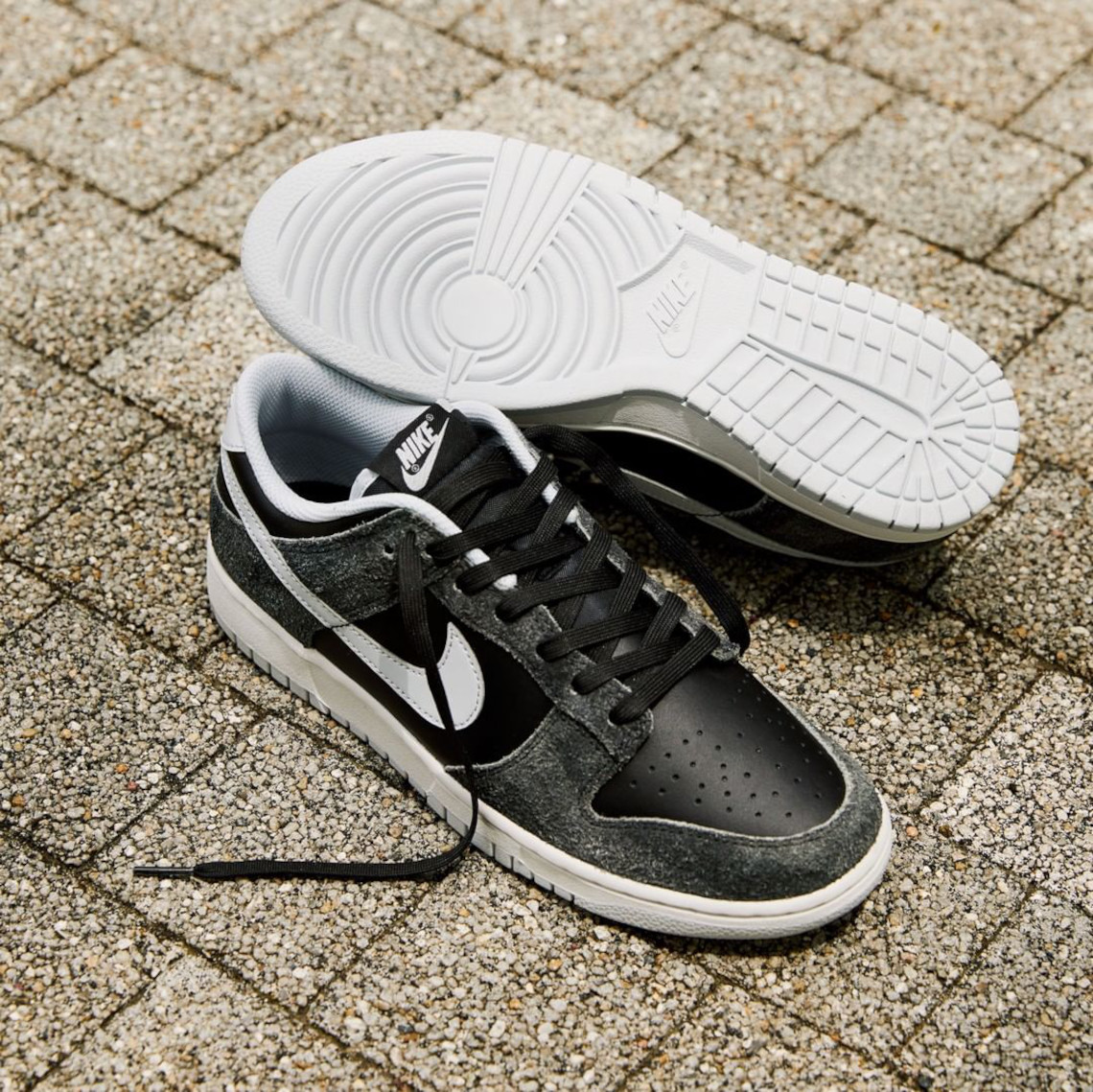 Nike Dunk Low Black Platinum Zebra DH7913-001 | SneakerNews.com