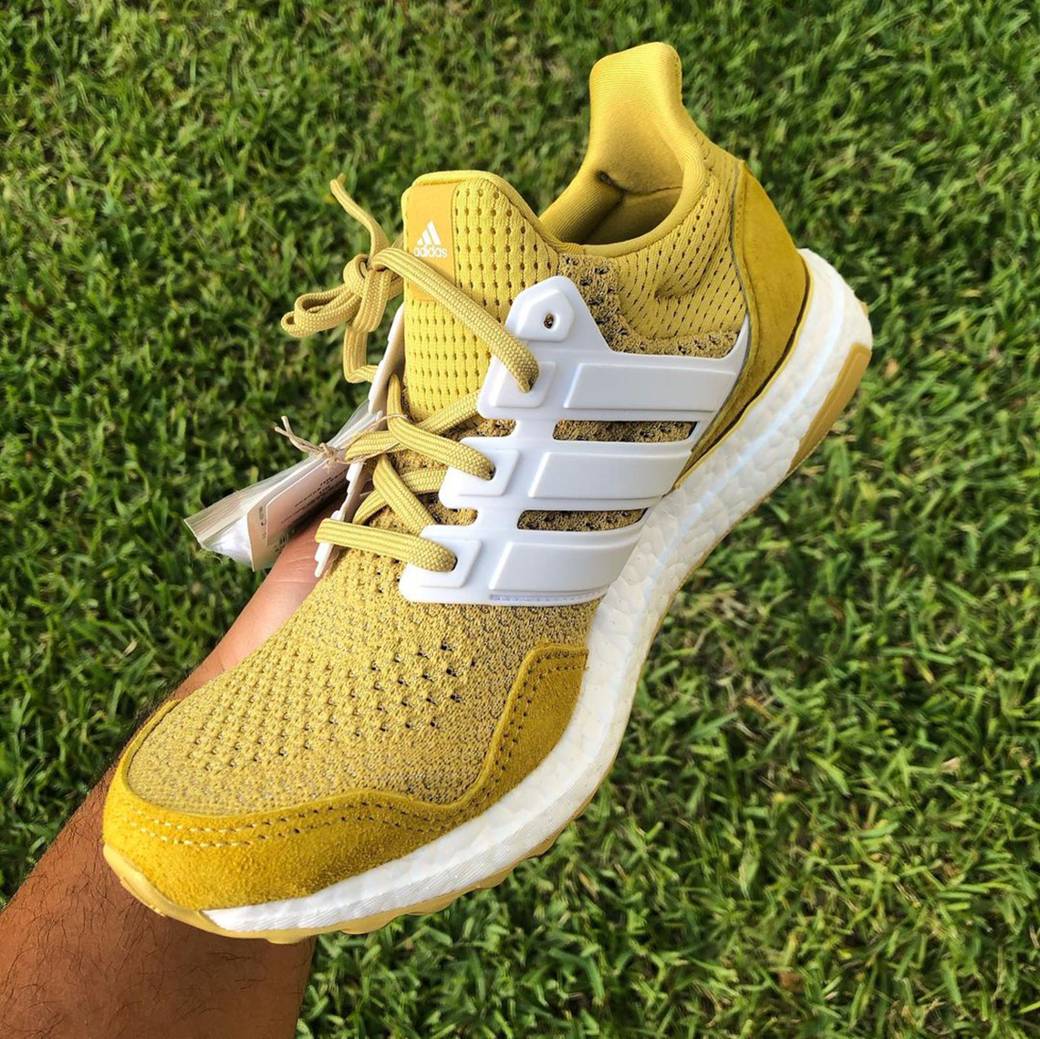 Extra Butter x Happy Gilmore x Adidas Ultra Boost 1.0 Gold Jacket