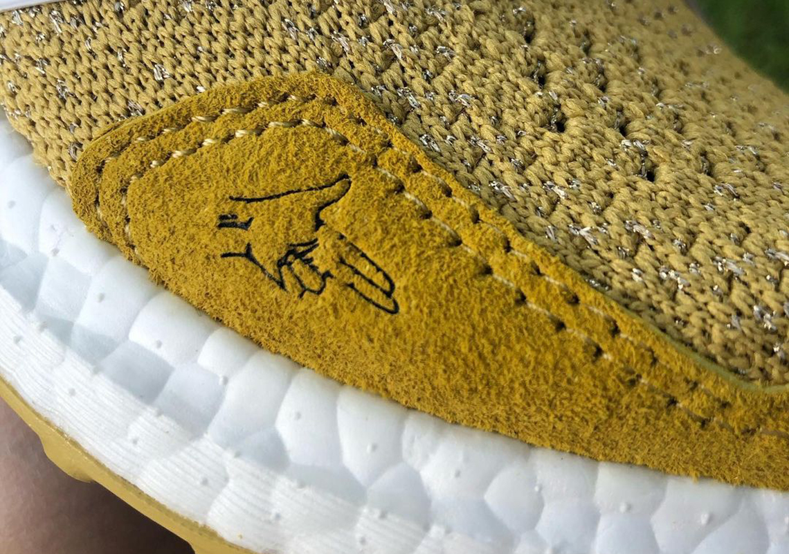 Extra Butter x Happy Gilmore x Adidas Ultra Boost 1.0 Gold Jacket