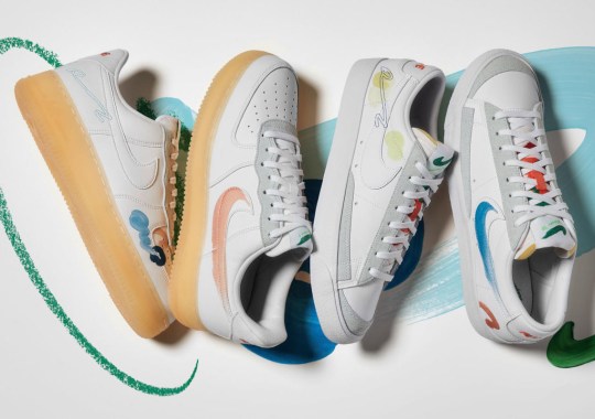 Mayumi Yamase Helps Brings The Latest Nike Flyleather Collection To Market With Whimsical Paint Markings