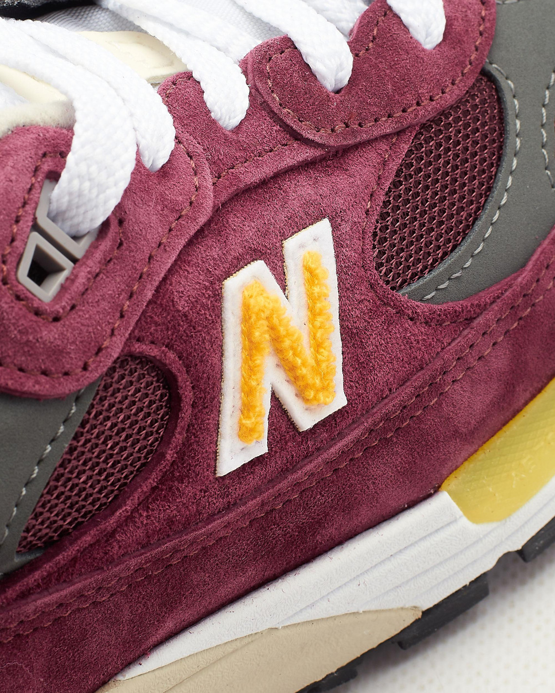 New Balance 992 M992CA Burgundy Yellow Release | SneakerNews.com