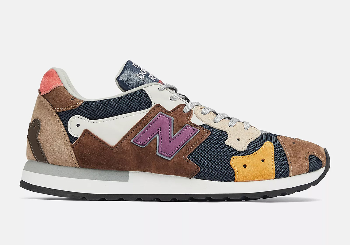 The New Balance R770, Made From Recycled Surplus, Returns In Multi-Colored Mix