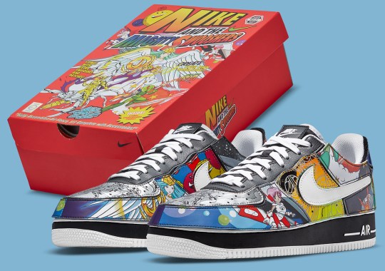 The Nike Air Force 1/1 “Nike And The Mighty Swooshers” Is A Nod To Sci-Fi Anime