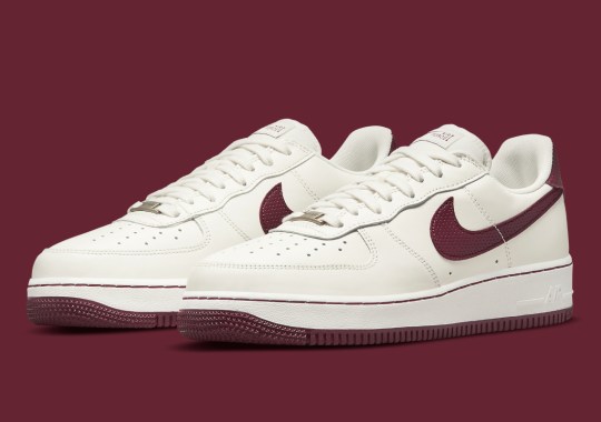 The Nike Air Force 1 Craft Appears With “Dark Beetroot” Accents