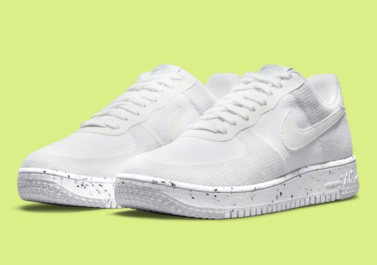 The Nike Air Force 1 Crater Flyknit Goes Full White