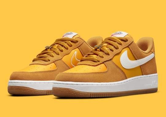 “University Gold” Lands On Another Nike Air Force 1 Low “First Use”