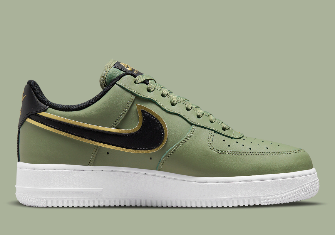 nike air force ones olive green
