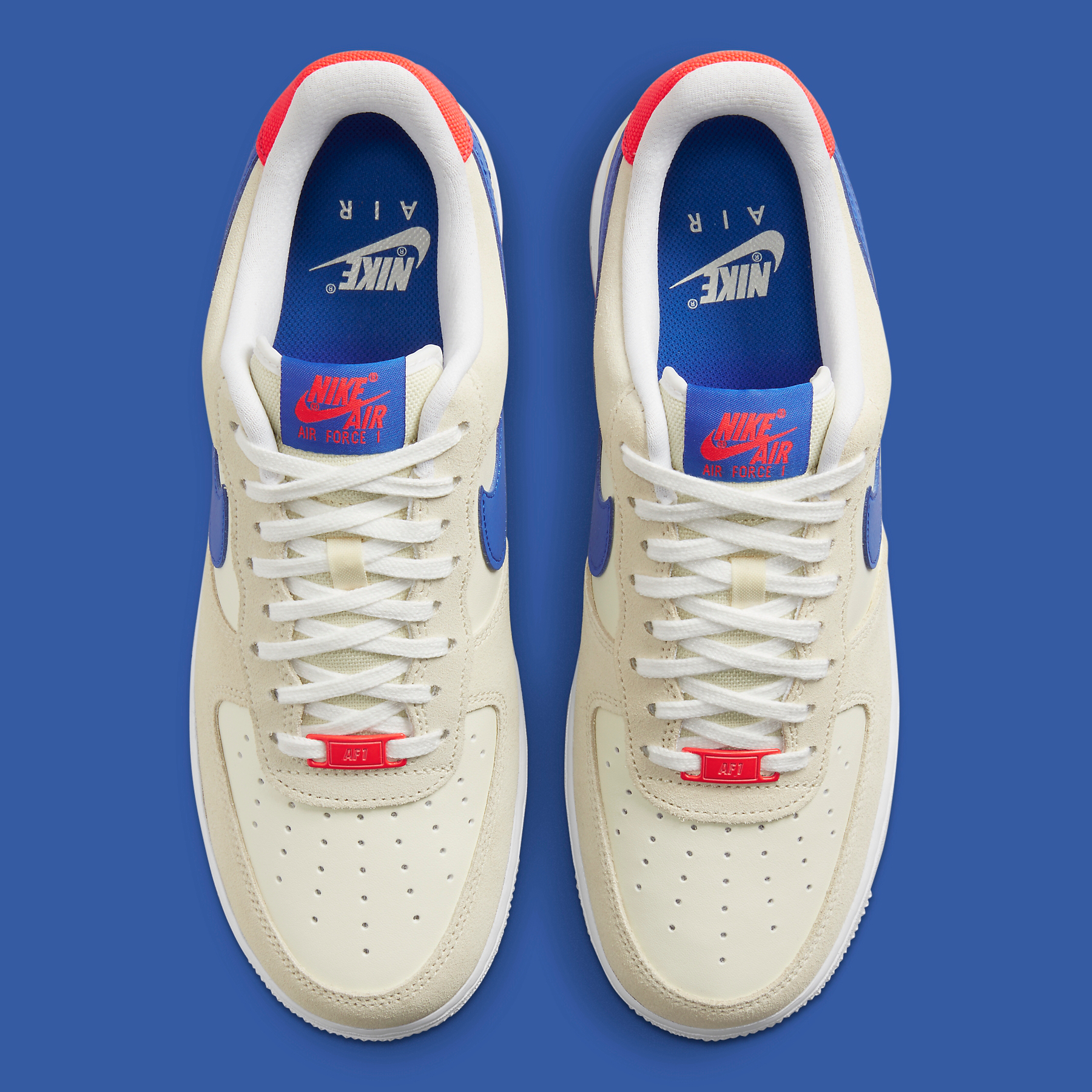red blue white air force 1