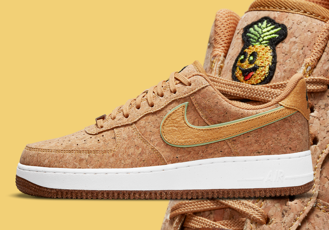 Nike Air Force 1 Pineapple Cork DJ2536 900 Release SneakerNews