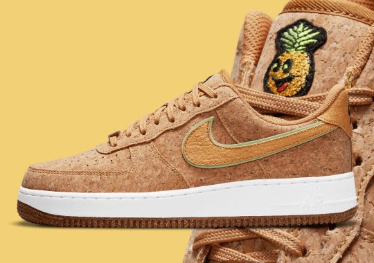 The Nike Air Force 1 Low “Happy Pineapple” Covered In Cork