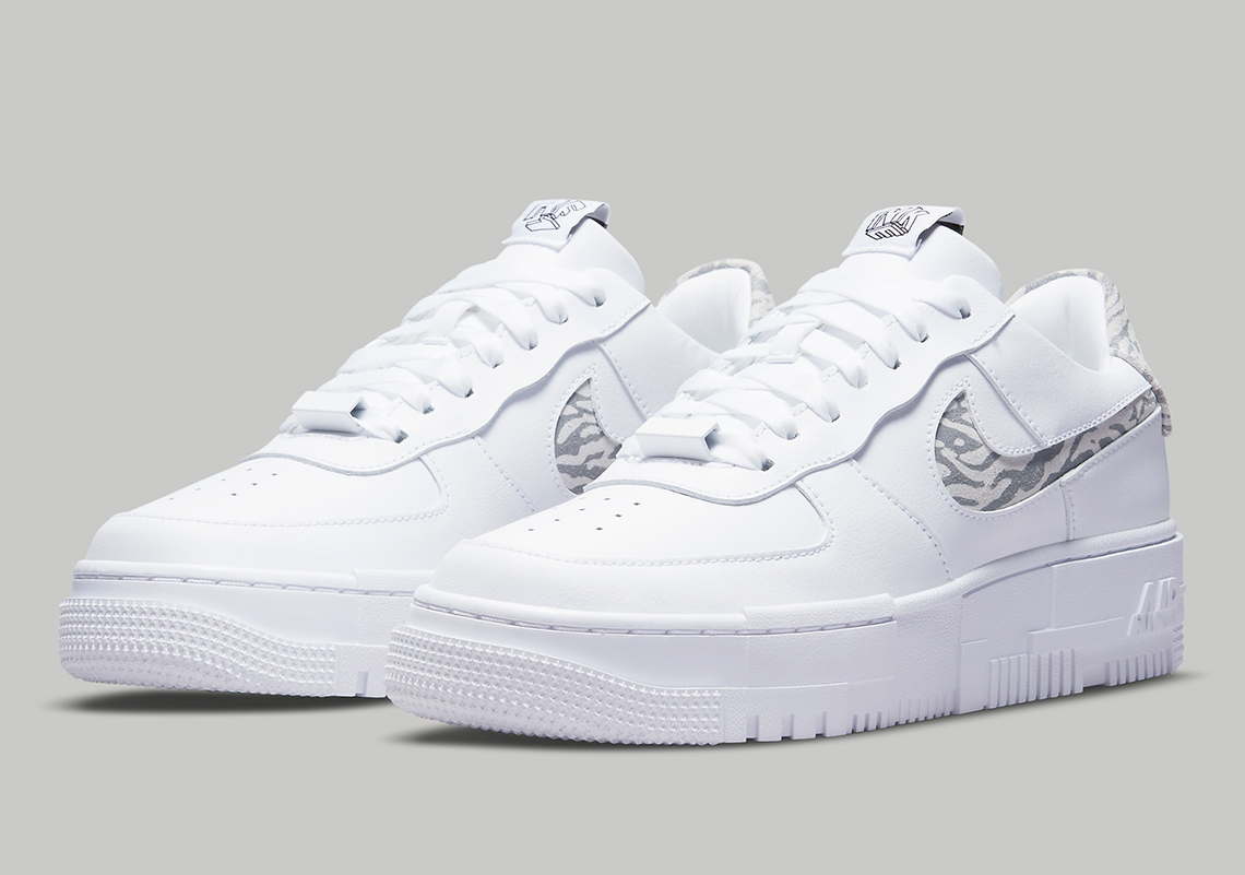 Nike Air Force 1 Pixel DH9632 100 Zebra Release Info SneakerNews