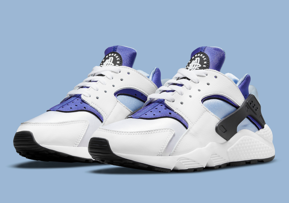 Blue and store white huaraches