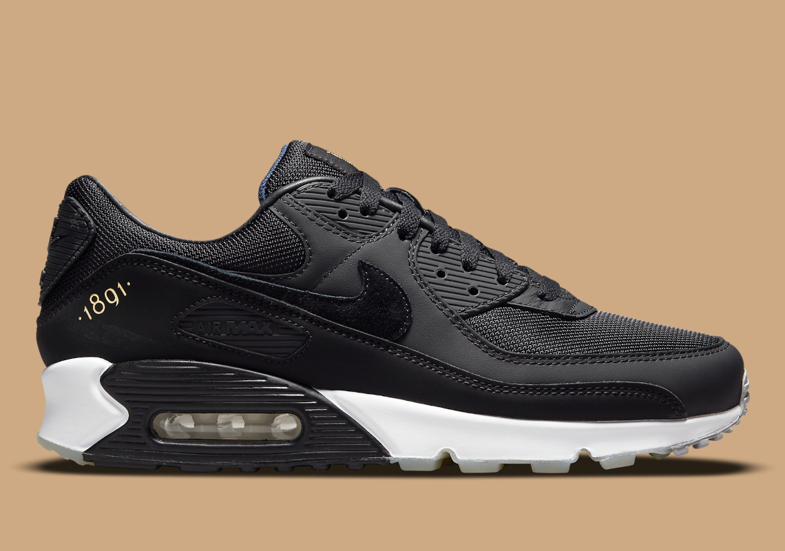 AIK Football Nike Air Max 90 DJ4602-001 Gold | SneakerNews.com