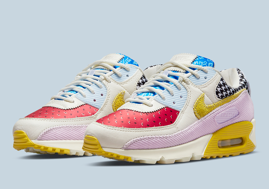 Houndstooth, Corduroy, And More Appear On This Shirting-Friendly Nike Air Max 90